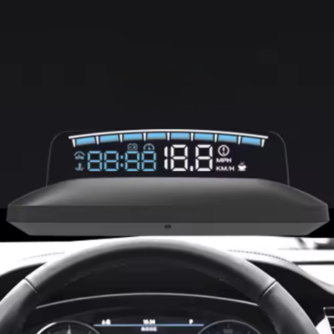 車用ヘッドアップディスプレイ - 速度とリアルタイムデータ 