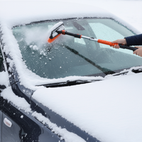 Sneeuwborstel en Auto Schraper - Verstelbare en Afneembare Handgreep 