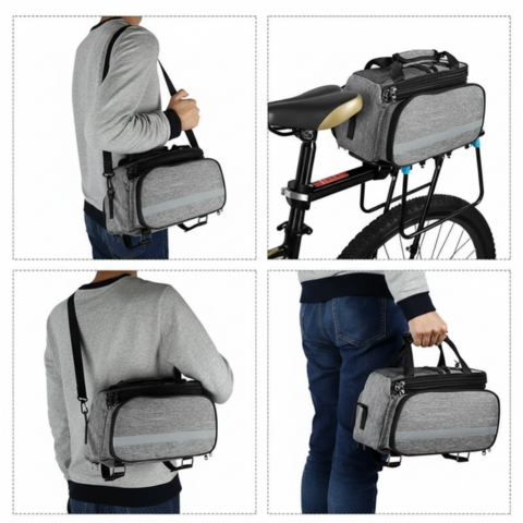 Rear Bicycle Bag - Large Capacity & Waterproof