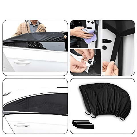 車用の伸縮式サンシェード 