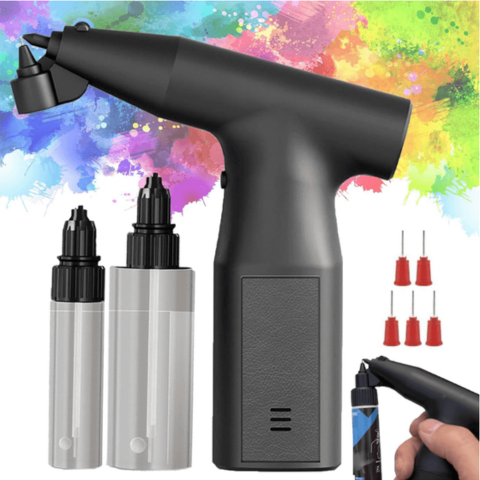 Mini Pistola de Pintura Eléctrica — Acabamento Limpo e Durável 