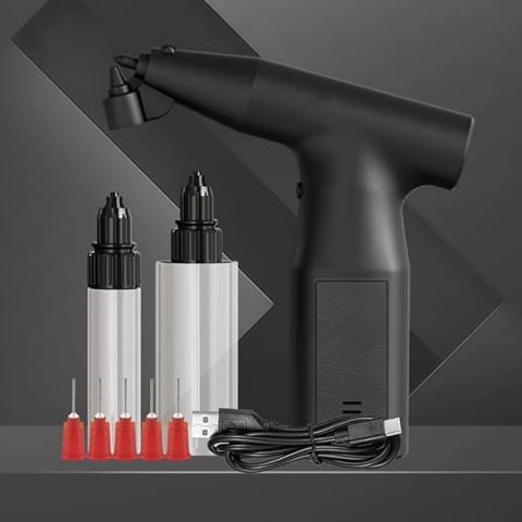 Mini Pistola de Pintura Eléctrica — Acabamento Limpo e Durável 