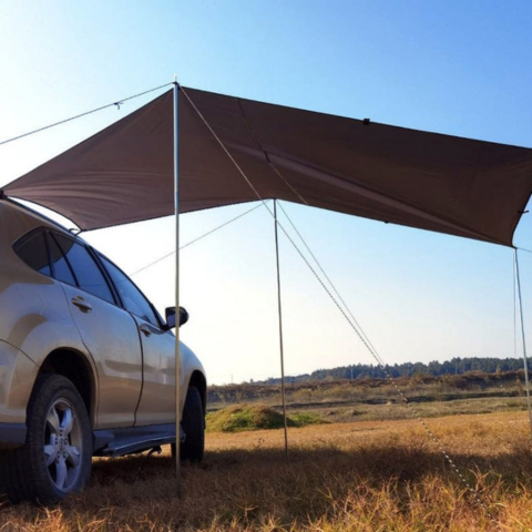 Toldo de Porta-Malas para Carro – Perfeito contra Sol e Chuva 