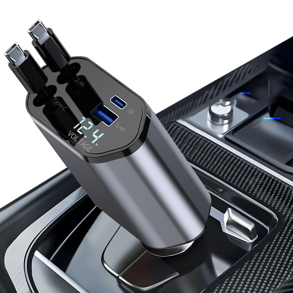 Carregador de Carro 9-em-1 — Potência 154W Para Todos os Seus Dispositivos 