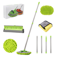 Monitoiminen Autopesu Setti — Säädettävä Kahva & Pehmeä Liina 