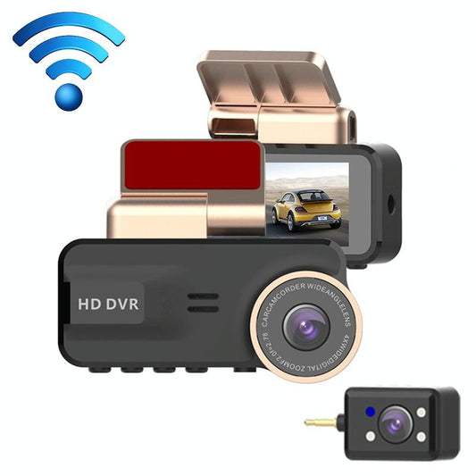 HD 1080p-os Műszerfal Kamera Éjjellátóval és WiFi-vel — Teljes Biztonság és Megfigyelés 