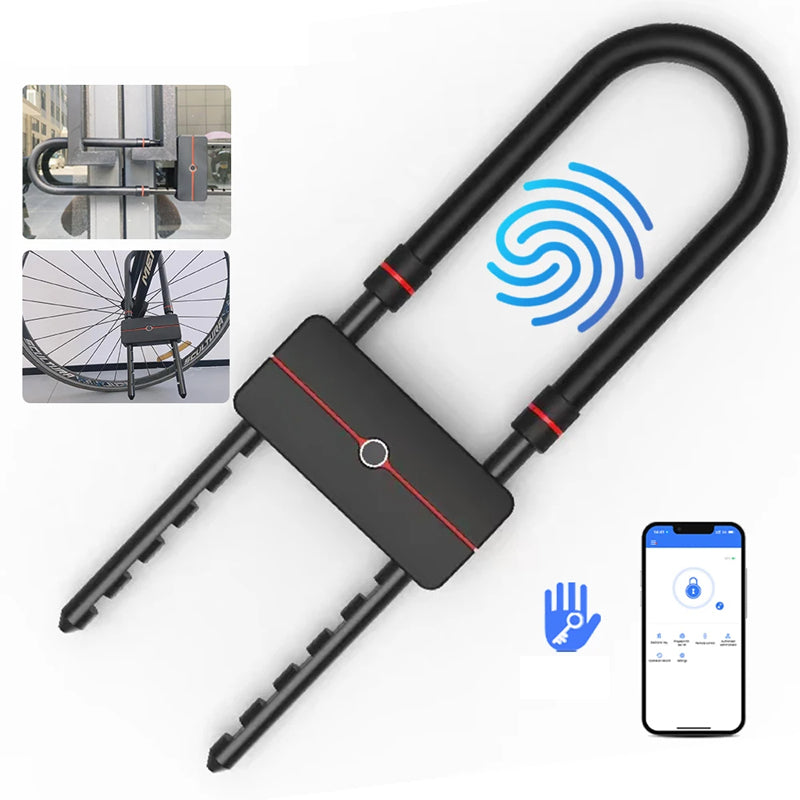 Bluetooth- & Fingerabdruck-Connected Fahrradschloss 